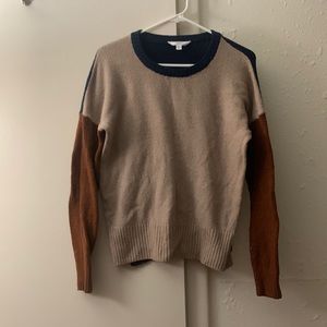 Tri colored Fall Season medium sized sweater